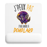 Tapis de souris ergonomique avec repose-poignet, accessoire bureau pour femme et homme, fête des pères, cadeau pas cher, idée cadeau fête des mères, secret santa, départ à la retraite, télétravail et gaming