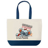 Sac de shopping bleu Constance Koala à la Plage