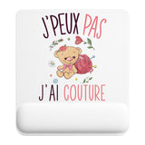 Tapis de souris ergonomique avec repose-poignet, accessoire bureau pour femme et homme, fête des pères, cadeau pas cher, idée cadeau fête des mères, secret santa, départ à la retraite, télétravail et gaming