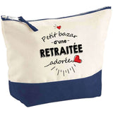 Pochette Trousse Fête des Mères Fêtes des Pères Mamie Papi Famille Idée Cadeau anniversaire Noël Travail Boulot Métier Départ Retraite Collègue Femme Homme
