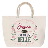 Sac Fête des Mères Mamie Famille Idée Cadeau anniversaire Noël Travail Boulot Métier Départ Retraite Collègue Femme cabas shopping plage