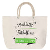 Sac Fête des Mères Mamie Famille Idée Cadeau anniversaire Noël Travail Boulot Métier Départ Retraite Collègue Femme cabas shopping plage