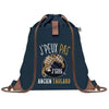 sac a dos homme bleu coton recycle avec pochette idee cadeau utile pour collegue papa ou ami cadeau homme noel anniversaire secret santa ou depart a la retraite sac durable pratique et robuste design sobre et elegant