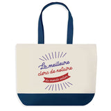 Sac de shopping bleu Clerc de Notaire Meilleure du Monde