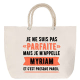 Sac Fête des Mères Mamie Famille Idée Cadeau anniversaire Noël Travail Boulot Métier Départ Retraite Collègue Femme cabas shopping plage