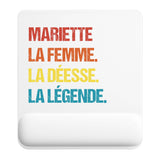 Tapis de souris ergonomique avec repose-poignet, accessoire bureau pour femme et homme, fête des pères, cadeau pas cher, idée cadeau fête des mères, secret santa, départ à la retraite, télétravail et gaming