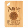 Planche bambou gravée personnalisée femme homme idée cadeau Fête des Mères Fête des Pères apéro papa maman prénom cuisine plateau fromage