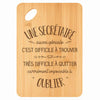Planche bambou gravée personnalisée femme idée cadeau Fête des Mères apéro 30×20 prénom cuisine plateau fromage anniversaire noel maman mamie
