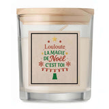 Bougie Louloute Magie de noël Sapin Noël