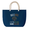 Sac de plage Bleu anse corde J'peux Pas Généalogie