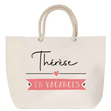 Sac Fête des Mères Mamie Famille Idée Cadeau anniversaire Noël Travail Boulot Métier Départ Retraite Collègue Femme cabas shopping plage