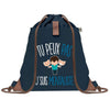 sac a dos bleu coton recycle avec pochette idee cadeau originale pour collegue ami prof ou membre de la famille cadeau mixte noel anniversaire secret santa ou depart au travail sac leger pratique et ecologique design breton moderne