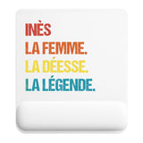 Tapis de souris ergonomique avec repose-poignet, accessoire bureau pour femme et homme, fête des pères, cadeau pas cher, idée cadeau fête des mères, secret santa, départ à la retraite, télétravail et gaming