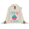 Sac à dos avec pochette J'peux pas Cupcakes