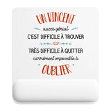 Tapis de souris ergonomique avec repose-poignet, accessoire bureau pour femme et homme, fête des pères, cadeau pas cher, idée cadeau fête des mères, secret santa, départ à la retraite, télétravail et gaming