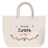 Sac Fête des Mères Mamie Famille Idée Cadeau anniversaire Noël Travail Boulot Métier Départ Retraite Collègue Femme cabas shopping plage