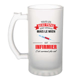 Chope de bière homme personnalisé idée cadeau homme Chope de bière original homme Chope de bière prénom cadeau noël anniversaire secret santa Verre à Bière pinte