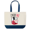 Sac de shopping bleu J'peux pas Nail Art