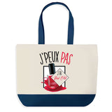 Sac de shopping bleu J'peux pas Nail Art