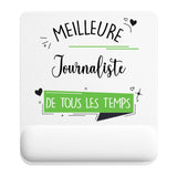 Tapis de souris ergonomique avec repose-poignet, accessoire bureau pour femme et homme, fête des pères, cadeau pas cher, idée cadeau fête des mères, secret santa, départ à la retraite, télétravail et gaming