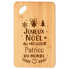 Planche à découper cadeau Noël famille amis papa maman mamie papi, idée cadeau apéro et cuisine, Secret Santa