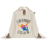 Sac à dos avec pochette Saut en Parachute c'est la Vie