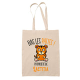 Sac tote bag réutilisable coton shopping Fête des Mères Mamie Famille Idée Cadeau anniversaire Noël Travail Boulot Métier Départ Retraite Collègue Femme
