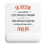 Tapis de souris ergonomique avec repose-poignet, accessoire bureau pour femme et homme, fête des pères, cadeau pas cher, idée cadeau fête des mères, secret santa, départ à la retraite, télétravail et gaming