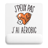 Tapis de souris ergonomique avec repose-poignet, accessoire bureau pour femme et homme, fête des pères, cadeau pas cher, idée cadeau fête des mères, secret santa, départ à la retraite, télétravail et gaming