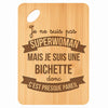 Planche bambou gravée personnalisée femme idée cadeau Fête des Mères apéro 30×20 prénom cuisine plateau fromage anniversaire noel maman mamie