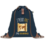 sac a dos bleu coton recycle avec pochette idee cadeau originale pour collegue ami prof ou membre de la famille cadeau mixte noel anniversaire secret santa ou depart au travail sac leger pratique et ecologique design breton moderne
