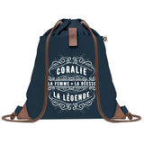 sac a dos femme bleu coton recycle avec pochette cadeau original pour collegue amie prof ou soeur idee cadeau femme noel anniversaire secret santa ou depart a la retraite sac pratique chic et ecoresponsable design breton elegant