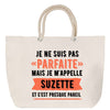 Sac Fête des Mères Mamie Famille Idée Cadeau anniversaire Noël Travail Boulot Métier Départ Retraite Collègue Femme cabas shopping plage