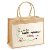 Sac Fête des Mères Mamie MAman Soeur Femme Famille Idée Cadeau anniversaire Noël Travail Boulot Métier Départ Retraite Collègue Femme cabas shopping plage
