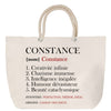 Sac Fête des Mères Mamie Famille Idée Cadeau anniversaire Noël Travail Boulot Métier Départ Retraite Collègue Femme cabas shopping plage