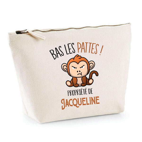 Trousse pochette de rangement maquillage Fête des Mères Mamie Famille Idée Cadeau anniversaire Noël Travail Boulot Métier Départ Retraite Collègue Femme