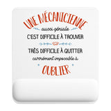 Tapis de souris ergonomique avec repose-poignet, accessoire bureau pour femme et homme, fête des pères, cadeau pas cher, idée cadeau fête des mères, secret santa, départ à la retraite, télétravail et gaming