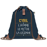 sac a dos homme bleu coton recycle avec pochette idee cadeau utile pour collegue papa ou ami cadeau homme noel anniversaire secret santa ou depart a la retraite sac durable pratique et robuste design sobre et elegant