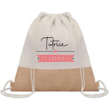 Sac Fête des Mères Mamie Maman Cadeau anniversaire Noël Travail Métier Départ Retraite Collègue Femme cabas shopping plage