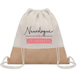 Sac Fête des Mères Mamie Maman Cadeau anniversaire Noël Travail Métier Départ Retraite Collègue Femme cabas shopping plage