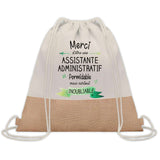 Sac Fête des Mères Mamie Maman Cadeau anniversaire Noël Travail Métier Départ Retraite Collègue Femme cabas shopping plage