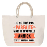 Sac Fête des Mères Mamie Famille Idée Cadeau anniversaire Noël Travail Boulot Métier Départ Retraite Collègue Femme cabas shopping plage