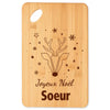 Planche à découper Joyeux noël Soeur cerf