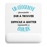 Tapis de souris ergonomique avec repose-poignet, accessoire bureau pour femme et homme, fête des pères, cadeau pas cher, idée cadeau fête des mères, secret santa, départ à la retraite, télétravail et gaming