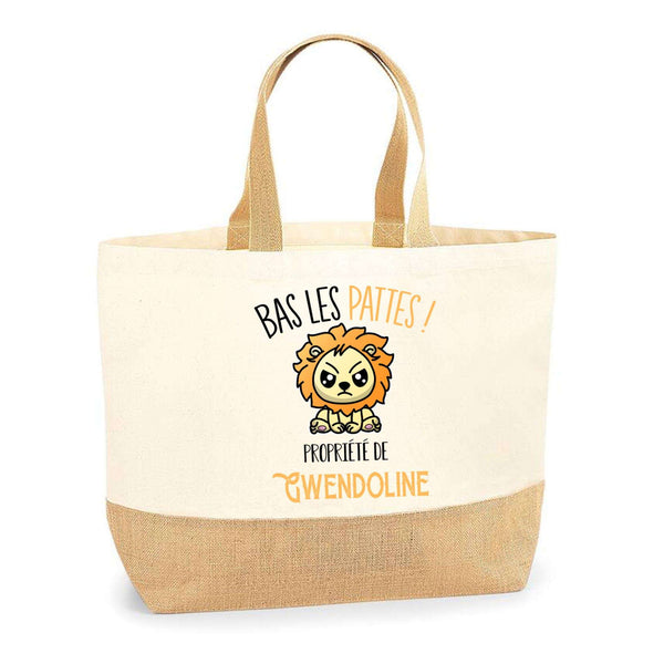 Sac Jute Fête des Mères Fêtes des Pères Mamie Papi Famille Idée Cadeau anniversaire Noël Travail Boulot Métier Départ Retraite Collègue Femme Homme