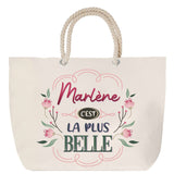 Sac Fête des Mères Mamie Famille Idée Cadeau anniversaire Noël Travail Boulot Métier Départ Retraite Collègue Femme cabas shopping plage
