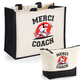 Cabas homme ou femme sac plage ou shopping tote bag pochette trousse Idée cadeau original pour anniversaire Noël travail départ retraite collègue famille fete des mères fetes des pères papa maman mamie papi