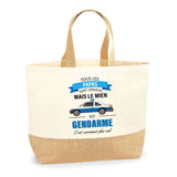 Sac Jute Fête des Mères Fêtes des Pères Mamie Papi Famille Idée Cadeau anniversaire Noël Travail Boulot Métier Départ Retraite Collègue Femme Homme