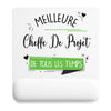 Tapis de souris ergonomique avec repose-poignet, accessoire bureau pour femme et homme, fête des pères, cadeau pas cher, idée cadeau fête des mères, secret santa, départ à la retraite, télétravail et gaming