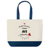 Sac de shopping bleu Bazar d'une AVS adorée